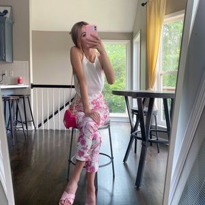 Hot Pink Branded Cross Body Purse